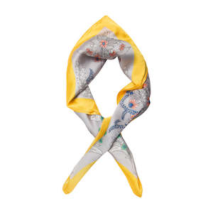 Four Corners Scarves: Silky Floral Scarf