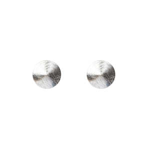 Metallic Earrings: Polished Cone Stud Earrings