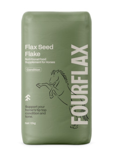 For Horses: Equine Flax Seed Flake - Coat & Condition Supplement for Horses
