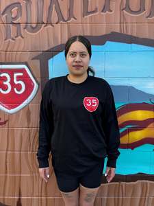 Adult Clothing: 35 LONG SLEEVE TEE BLACK TOKOMARU BAY