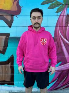 Adult Clothing: 35 HOODIE HOT PINK TOKOMARU BAY