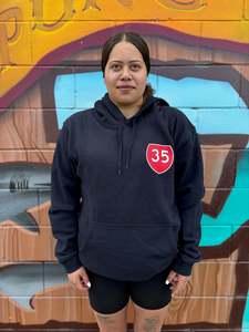 Adult Clothing: 35 HOODIE NAVY TOKOMARU BAY