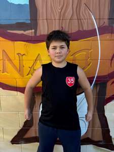 Kids Clothing: 35 KIDS SINGLET BLACK TOKOMARU BAY