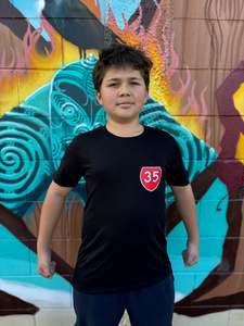 35 KIDS T-SHIRT BLACK TOKOMARU BAY