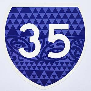 Stickers: 35 STICKER BLUE