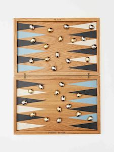 Available: Oak and Brass | Backgammon Board