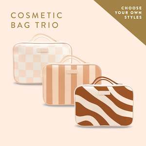 cosmetic bag: Cosmetic Bag Trio Bundle