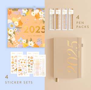 calendar: 2025 Ultimate Calendar + Planner Bundle - Taupe