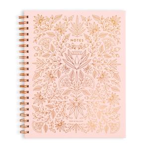 Notebook: Rose Quartz Large Spiral Notebook - SECONDS