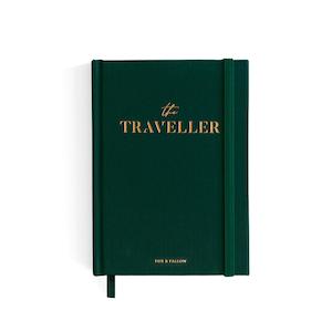 Gifts For Her: The Traveller Mini Travel Diary - Forest Green - SECONDS