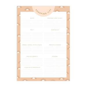 Suns A5 Shopping List Magnet Notepad