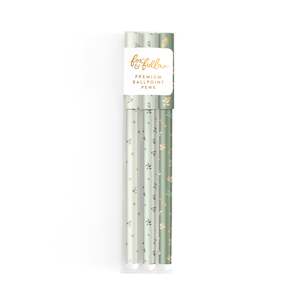 Broderie Sage Ballpoint Pen Pack
