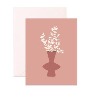Blank Cards: Still Life Ruscus Greeting Card