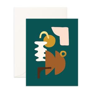 Pine Composition Greeting Card