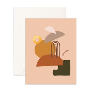 Caramel Composition Greeting Card