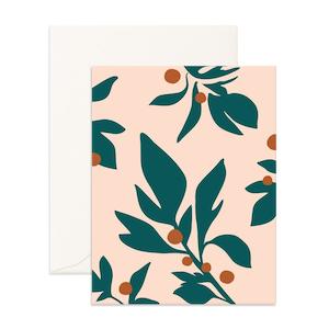 Blank Cards: Holly Greeting Card