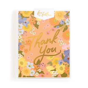 Teacher Cards: Thank You Spring Florals Greeting Card Boxed Set