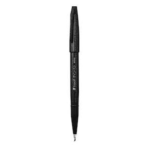 Art Supplies: Pentel Sign Brush Pen - SES15C-A Black