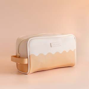 Travel: Caramel Ripple Wash Bag - SECONDS