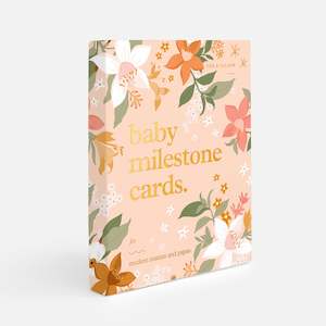 Baby Milestone Cards Floral - OUT OF STOCK