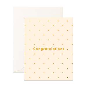 Congratulations Dots Greeting Card