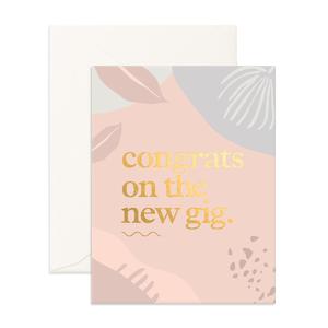 Housewarming: Congrats On The New Gig Greeting Card - DISCONTINUED