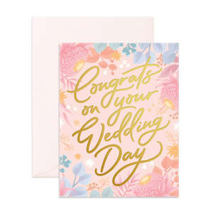 Congrats Wedding Day Greeting Card