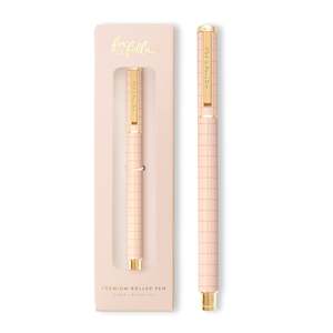 Nothingover25: Blush Grid Rollerball Pen