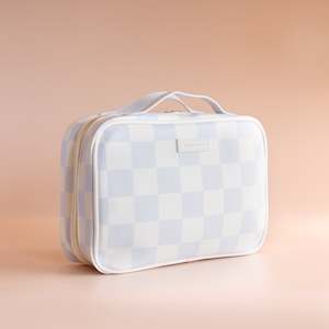 Powder Check Cosmetic Bag