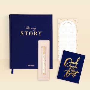 Memoir Journals: Navy Memoir Gift Bundle for Dad