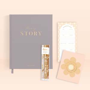 Memoir Journals: Grey Memoir Gift Bundle for Mum