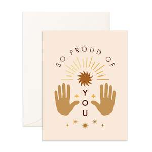 Graduation Cards: Proud Of You Sol Greeting Card