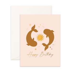 Zodiac: Pisces Greeting Card