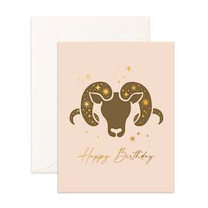 Zodiac: Aries Greeting Card