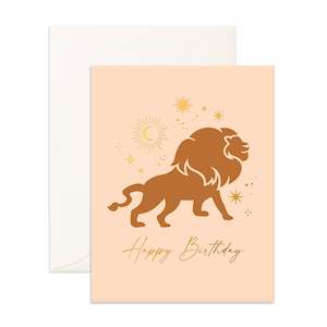 Zodiac: Leo Greeting Card