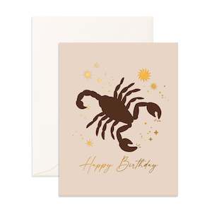 Scorpio Greeting Card