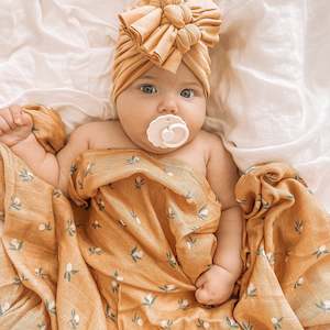 Still Life: Tiny Lemons Organic Muslin Wrap Swaddle - ALMOST GONE!