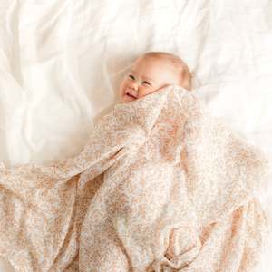 Golden Vines Organic Muslin Wrap Swaddle - (PRE-ORDER - ARRIVING MAY)
