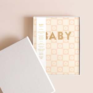 Crushing On Daisies: Baby Book Daisy Grid Boxed - PRE-ORDER (MID APRIL)