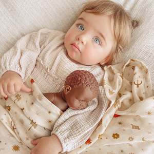 Sacred Amulets Organic Muslin Wrap Swaddle - SECONDS