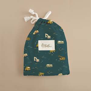 Trucks Organic Fitted Bassinet Sheet/Change Pad Cover - SECONDS