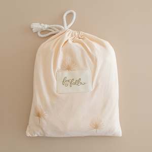 Still Life: Palmetto Organic Fitted Cot Sheet