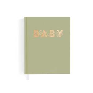 Mini Baby Book Sage - SECONDS