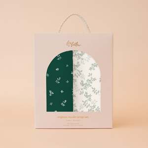 Spruce / Cypress Organic Muslin Wrap Set