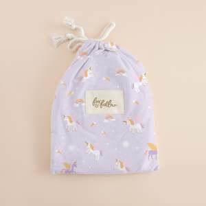 Unicorns Organic Fitted Bassinet Sheet/Change Pad Cover