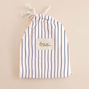 Under 75: Breton Stripe Organic Fitted Cot Sheet