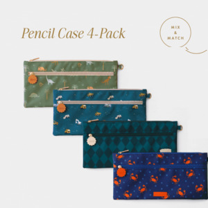 Pencil Case 4-Pack Bundle