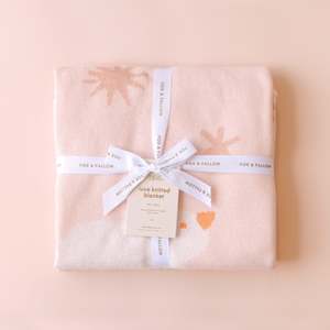 Pink Doves Blanket