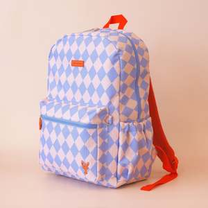 Gifts For Kids: Blue Diamonds Backpack - SECONDS