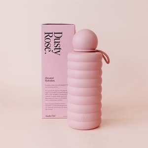 Under 75: The Bubble - Dusty Rose - Reusable Water Bottle 700ml - SECONDS